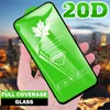 20D Full Cover Tempered Glass On For iPhone 15 14 Pro Max 12 13 X XR XS Screen Protector For samsung huawei xiaomi Film