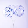 Party Decoration 12-tums paljettfyllmedel Magic ballong förtjockad transparent festival dekorativ