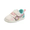 Chaussures de sport bébé garçons filles baskets en cuir confortables étoiles mignonnes semelle souple anti-glissante enfant en bas âge enfants Sport décontracté T21N08LS-57