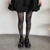 靴下靴下の女性刺繍ハートフィッシュネットタイツエラスティックセクシーストッキングスルーストッキングブルーパープルブラックパンストパンティーマイジャーメスT220930