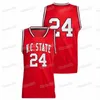 Gla MitNess NC State Wolfpack 2022 College Basketball Reverse Retro Jersey NCAA Alex Nunnally Dereon Seabron Ernest Ross Terquavion Smith Jericole