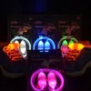 لوازم الحفلات LED Sport Shoe Flaces Luminous Flash Light Up Glow Stick Strap Fluging Fiber Optic Optic Party Club