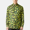 Рубашка с леопардовым принтом Daisy Мужские дизайнерские рубашки Брендовая одежда Мужская классическая рубашка с длинным рукавом Стиль хип-хоп Качественные хлопковые топы 104009