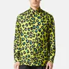 Daisy Leopard Shirt Herr Designerskjortor Märkeskläder Herr Långärmad Klänning Skjorta Hip Hop Style Kvalitet Bomull Toppar 104009