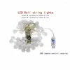 Strings FS-LED Warm White Ball String Lights Fairy 8mode 5V USB Powered Wedding Party Bedroom Indoor Deco