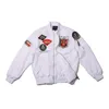 Chaquetas para hombre militar USN Navy Segunda Guerra Mundial primavera y otoño piloto chaqueta de vuelo uniforme de béisbol para hombre bombardero rompevientos 220930