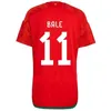 2022 Wales Soccer Jersey 22/23 Home Red ALLEN BALE RAMSEY Shirt National team JAMES WILSON BROOKS GIGGS AWAY football uniform