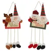 Christmas Decorations Plush Doll Ornaments Tree Ornament Dolls Decorative Santa Snowman Pendants Hanging Deco