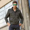 Mens Jackets Bomber baseball jackets Tactical Military Jacket Multi Pocket Special Agent Cargo Male Outdoor Hunting Combat Coats 220930