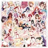 50 Stück Hentai Sexy Anime Aufkleber Kawaii Hot Lady Loli Vinyl Aufkleber Wasserdicht Ästhetische Aufkleber für Teenager Jungen Erwachsene