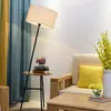 Golvlampor timmer vind lampa vardagsrum enkelt soffbord sovrum sovrum studie fast trä lagring en vertikal