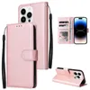 Wallet Magnetic Flip Leather Case för iPhone 15 14 Pro Max 13 Pro Max 12 11 Samsung Note22 S23 Plus Huawei Xiaomi Cell Phone Falls