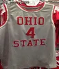 Camisetas de baloncesto New College Ohio State Buckeyes Camiseta de baloncesto E J Liddell Justin Ahrens Zed Key Seth Towns Musa Jallow Eugene Brown Harrison Hookfin