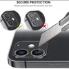 Telefon komórkowy HD Camera Obezpiecznik Ochrata Szkło Transparent Pełne pokrycie dla iPhone'a 14 14pro 13 13pro 12 Mini 11 Pro Max XS XR Brak pakietu