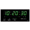 Wall Clocks Luminous Digital Alarm Hourly Chiming Temperature Date Calendar Table Electronic LED Decoration with Plug 220930