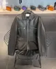 새로운 남자 비즈니스 캐주얼 가죽 자켓 고급 의류 브랜드 양가죽 재료 오토바이 지퍼 재킷 디자인