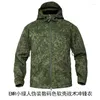 Hunting Jackets Little Green Man Russian EMR Jungle Camouflage Outdoor Soft Shell Fleece Jacket