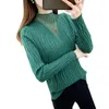 Camisolas femininas Autumn Winter malha Jumper Tops