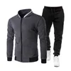 Men's Tracksuits Men's 2022 Autumn Winter Tracksuit Suit Baseball Uniform Sweatpant Set Men Sportswear Running Jacket Hiphop Streetwear