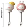 Veilleuses USB lumière LED enfants mignon dessin animé lampe ours télécommande pour bébé enfant chambre décor chevet cadeau de noël