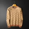 23SS Tasarımcı Klasik Mens Giyim Göğüs Mektubu Kazak Moda Hayvan Baskı Gündelik Sonbahar Kış Kapüşonlu Kazak Erkek Kadın Mürettebat Boyun Sweaters