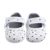 Eerste Walkers 0-18m geboren babyschoenen Anti-slip Dot Crib Prewalker Soft Sole Girl Princess