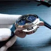 Zegarki zanurzalne Panerei Panerei Szwajcarskie zegarek Seria Seria Ruch Sapphire Mirror 44 mm Importowana gumowa marka obserwująca Włochy Sport 5cse