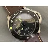 メンズメカニカルウォッチの高級時計自動サファイアミラー47mm 13mm輸入ラバーウォッチバンドブランドイタリアスポーツ腕時計NAQ4