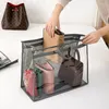 Sacs de rangement Sac pour femmes ménage-poussière transparente pour le sac à main à l'épreuve de l'humidité et à la protection étanche de la protection Organisateur à la maison