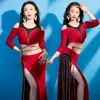 Stage Wear Women Belly Dance Practice Clothes Oriental Performance Competition Danceing Set Dress