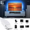 Şeritler LED Light Strip USB USB Kızılötesi Kontrol RGB DC5V Esnek Lamba Bandı Diyot TV Arka Plan Aydınlatma Duvarı Luces Oda için