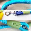 Dog Collars Nylon Pet Leashes Soft Reflective Small Medium Large Dogs Chain Traction Rope Pets Running Free Hands Ropes Leash