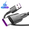 كبلات USB مضادة للانزلاق من النوع C من النايلون مضفر مايكرو للشحن ومزامنة البيانات متينة وسريعة الشحن سلك شاحن هاتف ذكي يعمل بنظام الأندرويد V8