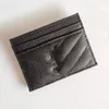 YS01 fashion wallets women's and men's money simple business leather designer Holders for woman bank card classic wallets men