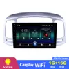 Car DVD Multimedia System Player на 2006-2011 гг. Hyundai Accent Big Screen Radio Adrode Support CarPlay