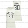 Gla A3740 Maglia personalizzata Kansas Jayhawks NCAA College Basketball Paul Pierce Danny Manning Joseph Yesufu Cam Martin Ben McLemore Bobby Pettiford Jalen