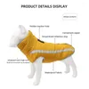 犬のアパレル冬の内側断熱ppコットンジャンプスーツコスチューム服を倒すジャケットセーターコートデザイナーのための大きな犬のためのデザイナー