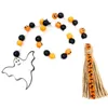 Party Supplies Halloween Wooden Beads Wreath Head Beaded DIY Custom Decoration Children's Toys Bracelet G2AB