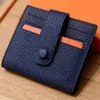 HE03 Дизайнерские кошельки для женщины Classic H Compes Money Simple Business Leather Fashion Holders Женская банковская карта классика кошельки мужские