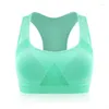 Ioga roupa feminina feminina seca push up de cor natural esportes de tampas de sutiã camisa com estofamento para executar sutiãs de ginástica de fitness