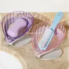 Soap Dishes Shell Shape Box Drain Holder Conch Shower Sponge Storage Plate Tray Bathroom Supplies Kitchen Gadget