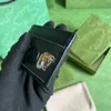 Mens Card Designer Designer Holding Women Mini Swork Fashion Tiger Credit Card Кошельки роскошные черные кошельки монеты с коробкой с коробкой