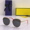 Мужчины дизайнерские солнцезащитные очки FD0418S Антильтравиолетовая ретро-тарелка металл Все маленькие коробки квадратные модные очки случайная коробка
