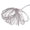 Strings Waterproof 4m 40 Leds Silver Wire String Light Christmas Wedding Festival Party Decorative Outdoor Led Lamp IP66 With Batteries