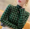 Women's Sweaters Designer Casual Long Sleeve Luxury GGity Letter Print Tees Shirt Casual Tops Feme Bottoming Shirts