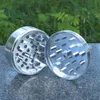 Premium smoke accessory Aluminum Metal Herb Grinders 75 MM 3 Layers Tobacco Grinder With Sharp Diamond Teeth Herbal Crusher Miller