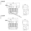 Аксессуары для освещения SH1.0 мм разъем проволочного кабеля DIY SH1.0 JST 2P/3P/4P/5P/6P/7P/8P/9P/10 PIN -CIN Электронная линия Единственная подключение к терминалу подключения