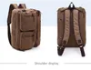 Duffel Bags Scione Men canvas tas lederen aktetas reiskoffer messenger schoudertas back handtas grote casual zakelijke laptopzak pocket