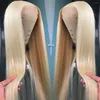 Transparent 613 blond rak spets fram peruk m￤nskligt h￥r 13x4 frontala peruker f￶r svart kvinna 13x5 t del ulamaz