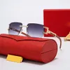 Алмазные бокалы дизайнерские солнцезащитные очки Женщина мода Франция Брэнд Буффало Хорн Очет солнце